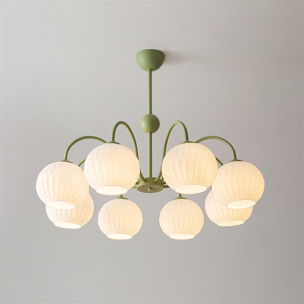 Renee Chandelier - Modern Soft-Curved Globe Lighting