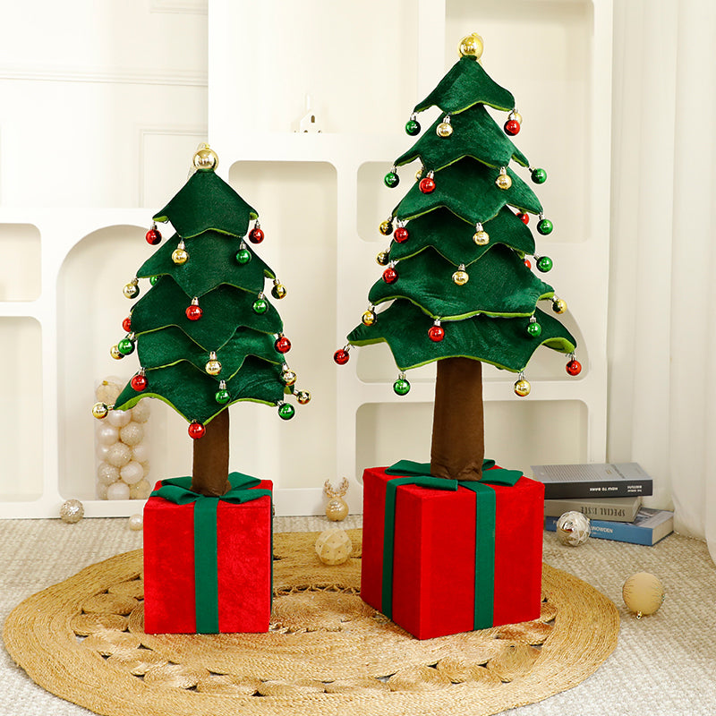 Retractable Xmas Tree Gift Lamp - Collapsible LED Festive Decor