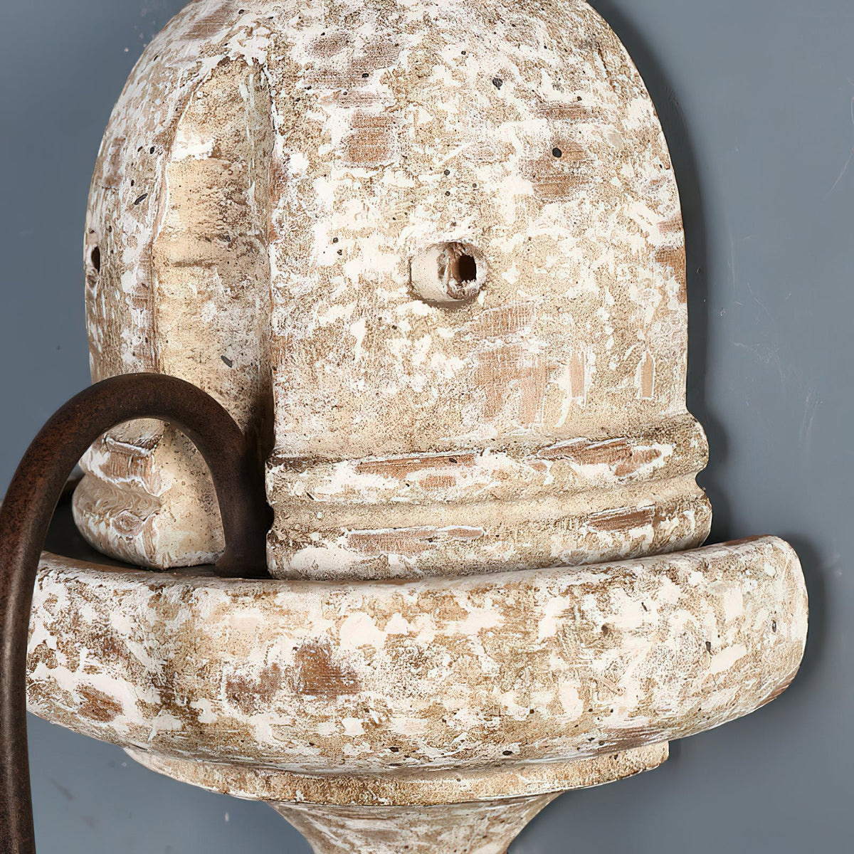 Retro Wooden Bird Wall Lamp - Vintage French Solid Wood Sconce