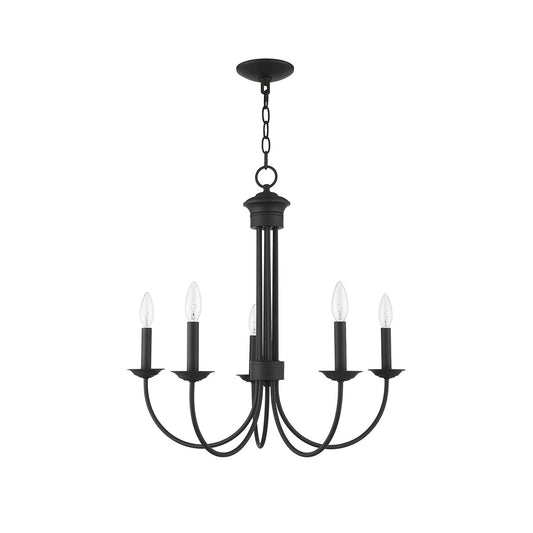 Richeson Chandelier - Classic Brass Empire Candelabra Light
