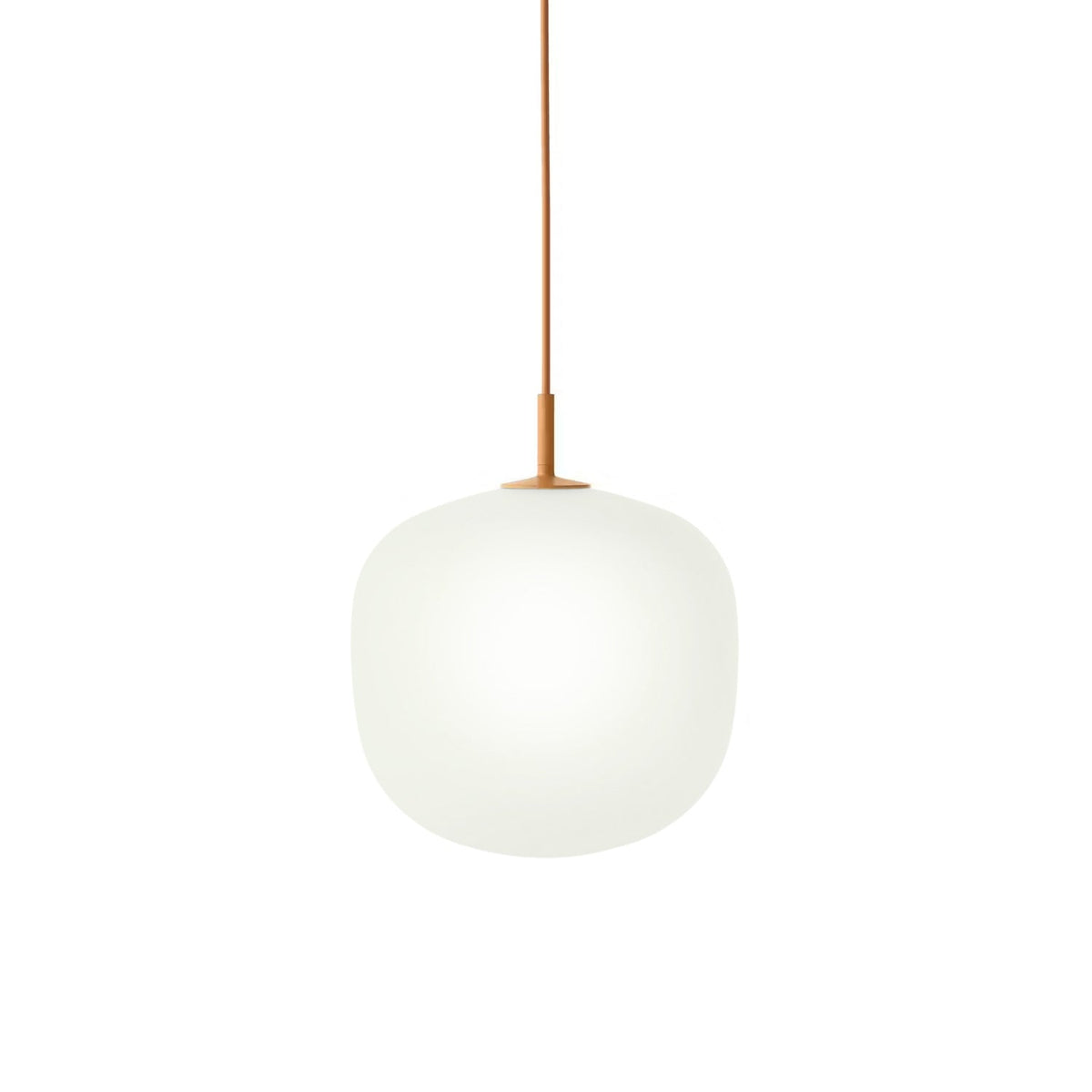 Rime Pendant Lamp - Sandblasted Acorn Glass LED Light