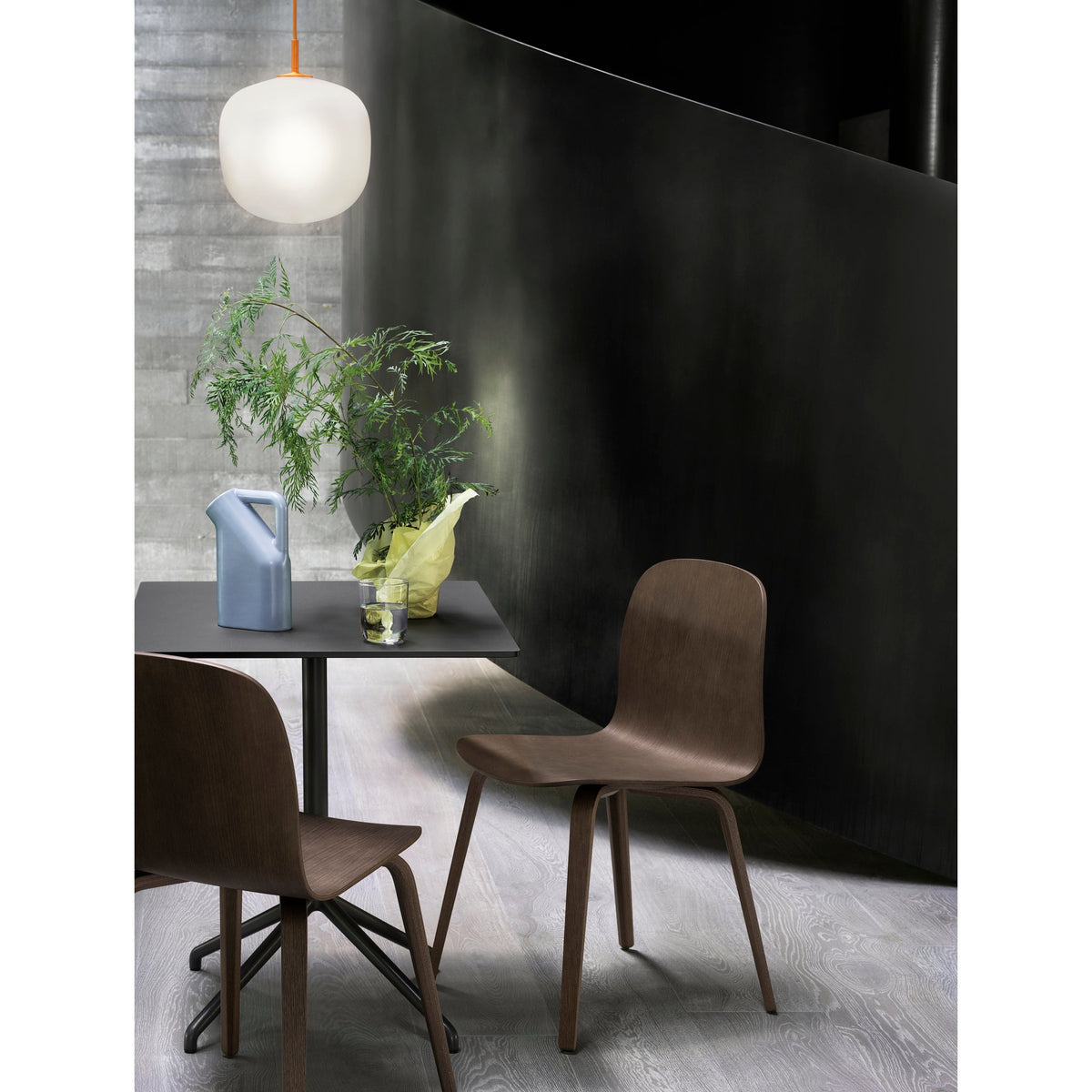 Rime Pendant Lamp - Sandblasted Acorn Glass LED Light
