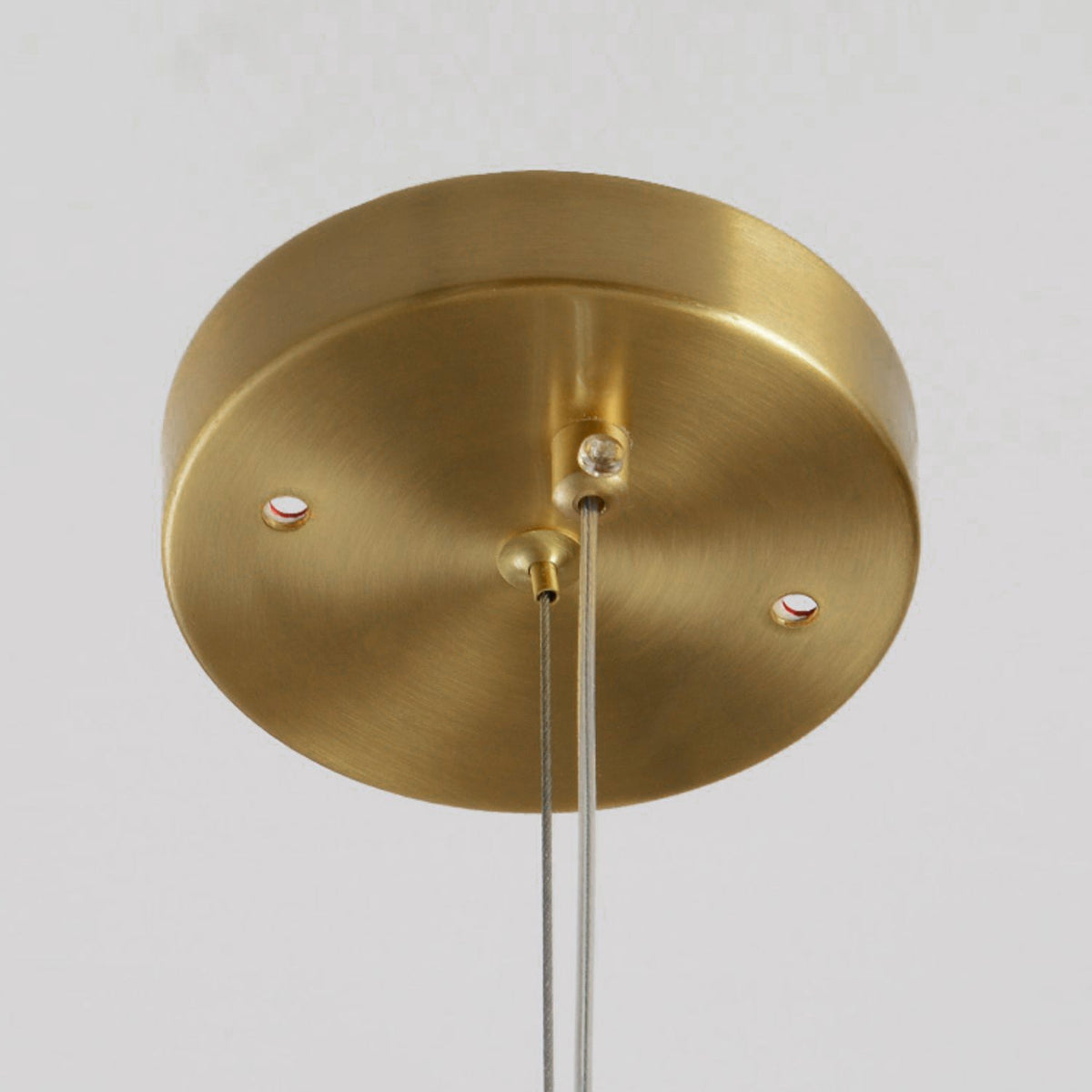 RoMi Carrara Alabaster Pendant Light - Brass Linear Globe Chandelier