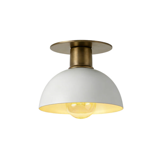 Rodanthe Ceiling Lamp - Minimalist Dome Flush Mount Light