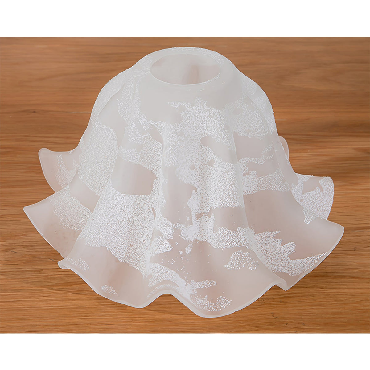 Romantic Flower Table Lamp - Glass Flower Shade Nightstand Light