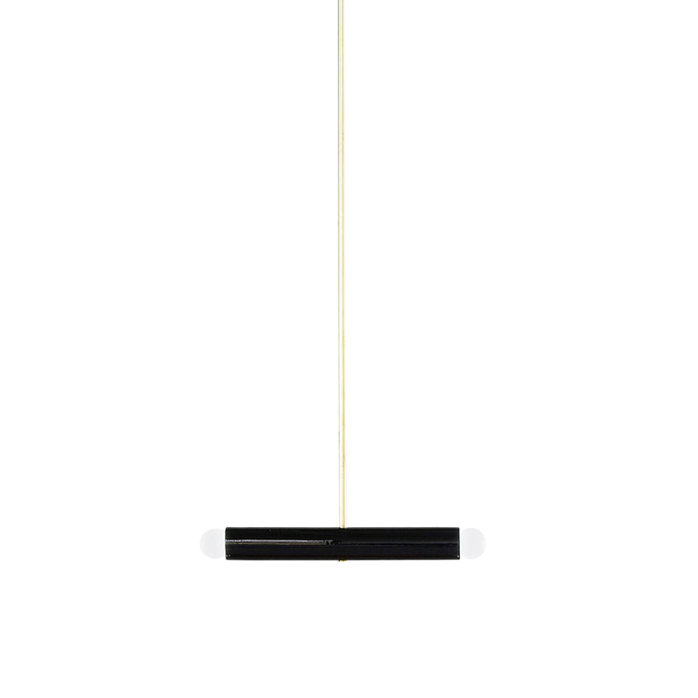 Rotating Rainbow Pendant Lamp - Calligraphic Art-Inspired Iron Pendant | Modern Abstract Sculptural Lighting