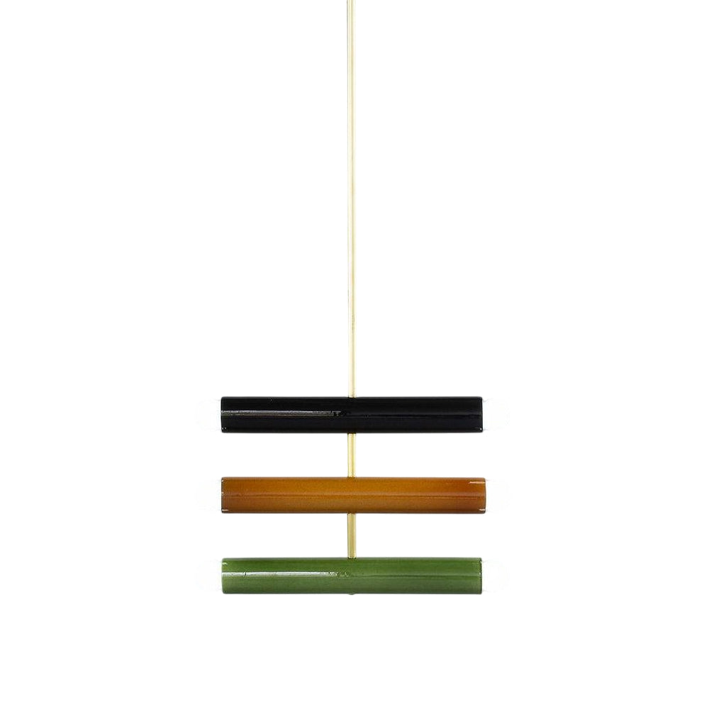 Rotating Rainbow Pendant Lamp - Calligraphic Art-Inspired Iron Pendant | Modern Abstract Sculptural Lighting