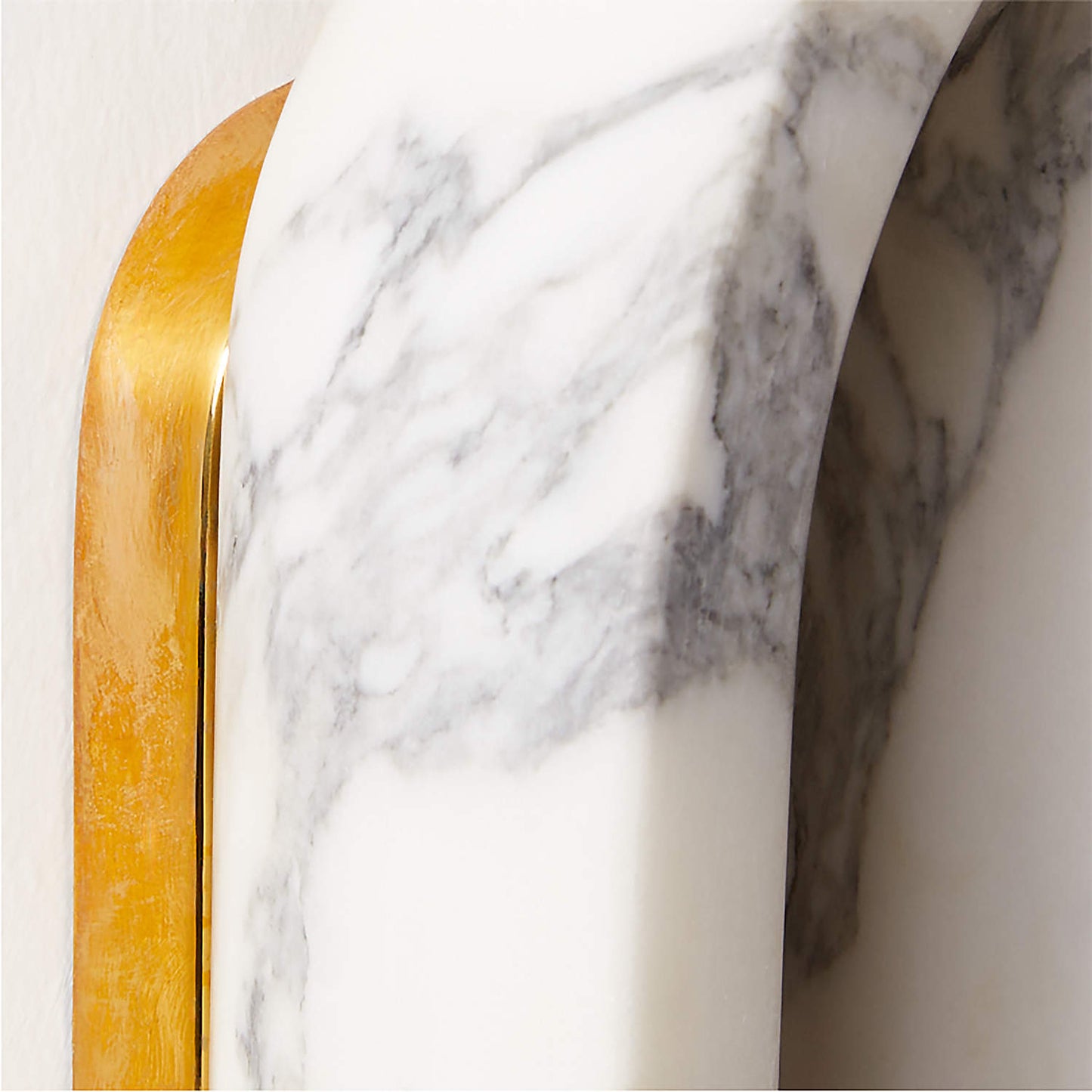 Roxane Marble Wall Lamp - Luxury Bulgari Marble & Glass Sconce | Modern Stone Wall Light