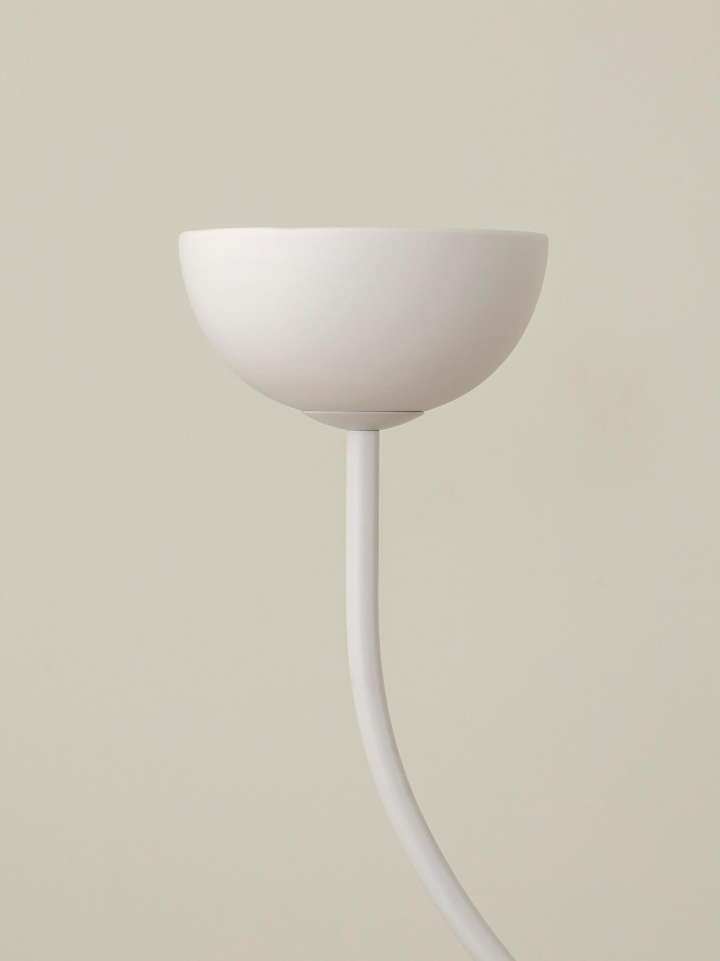 Ruzo Chandelier - Minimalist 4-Light Porcelain & Brass Pendant | Monochrome Designer Chandelier