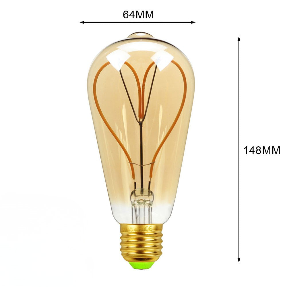 ST64  LED Flexible Filament Art Bulbs – 4 Pack