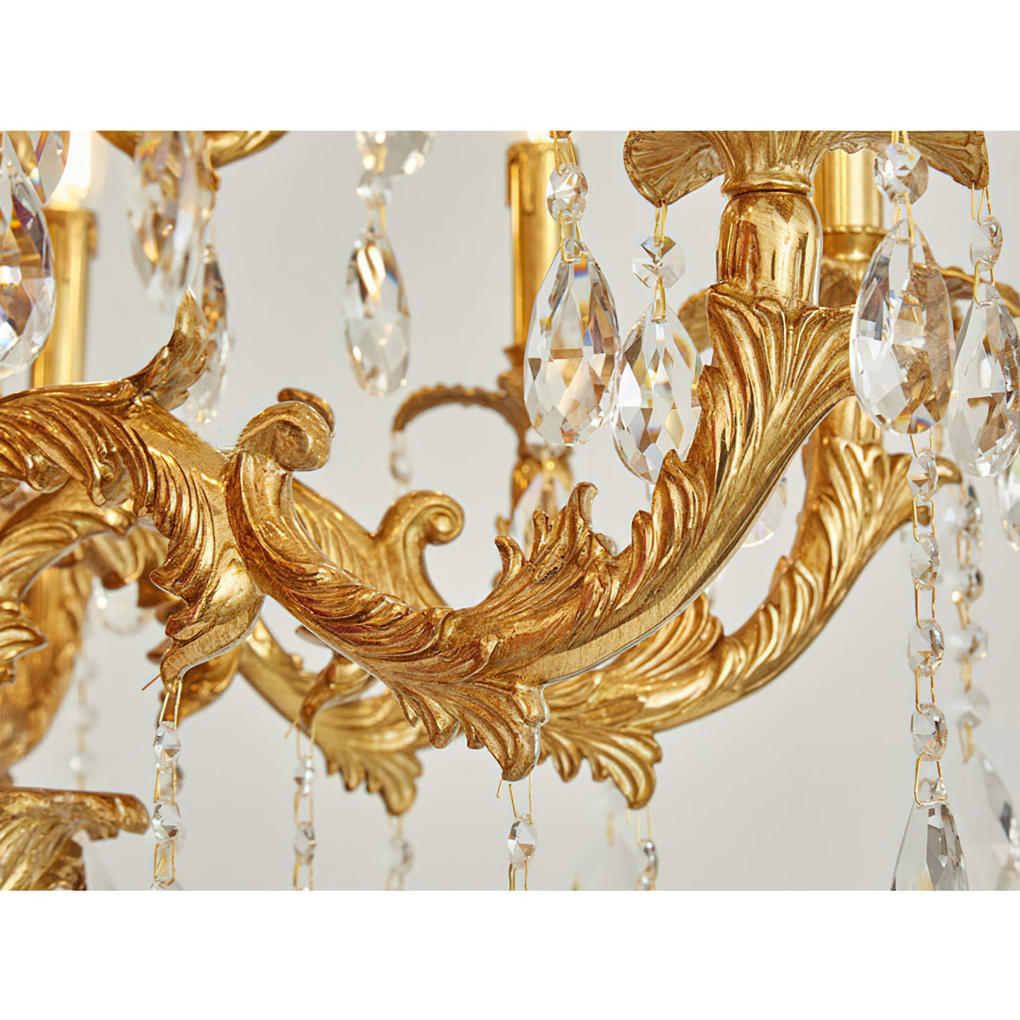 Sabella Crystal Chandelier - Luxury Brass & Crystal Tiered Pendant | Grand Estate 6/8/15/27-Light Chandelier
