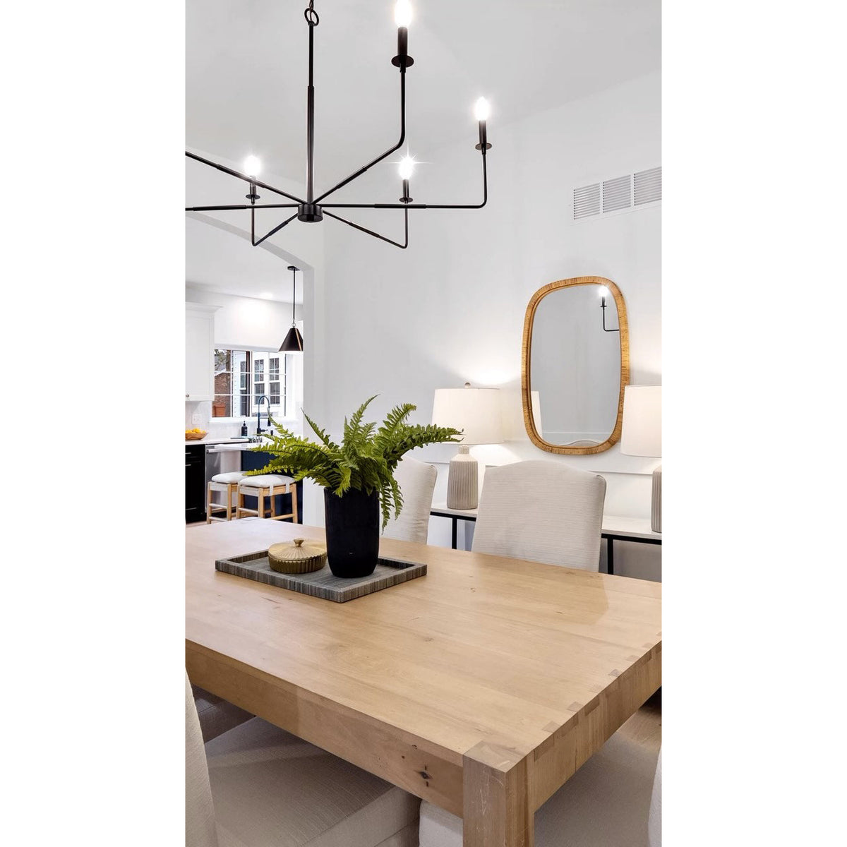 Alvaro Chandelier – Expansive Warm Brass & Multi-Head Rustic Modern Chandelier