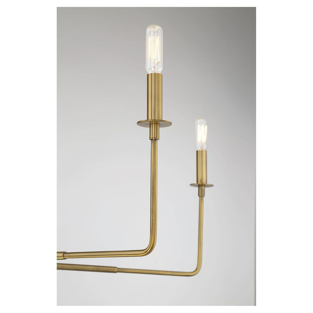Alvaro Chandelier – Expansive Warm Brass & Multi-Head Rustic Modern Chandelier