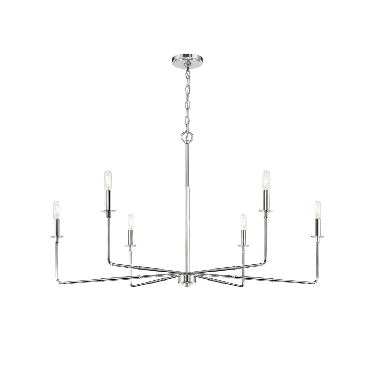 Alvaro Chandelier – Expansive Warm Brass & Multi-Head Rustic Modern Chandelier