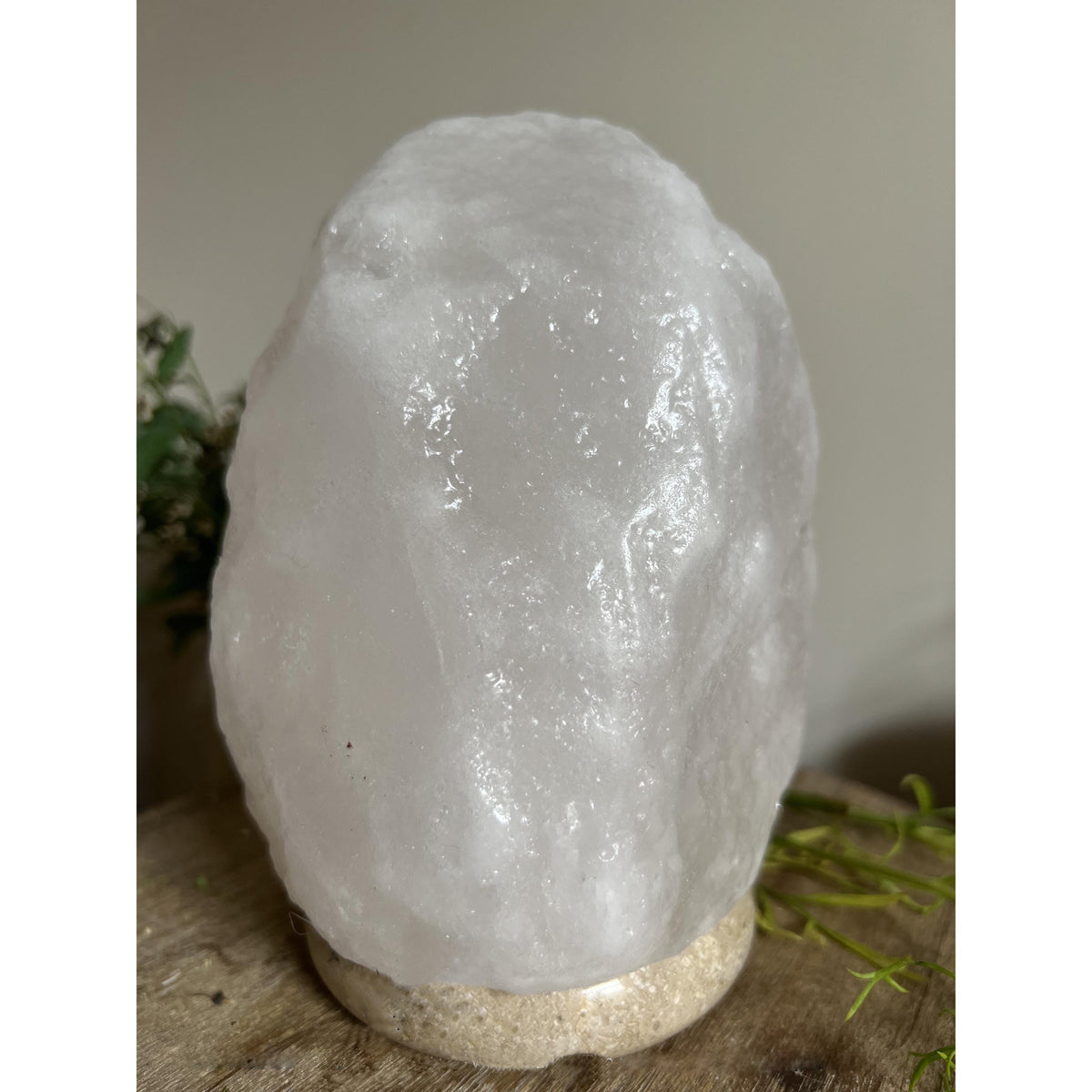 Salt Stone Table Lamp - Natural Stone & Marble Base LED Accent