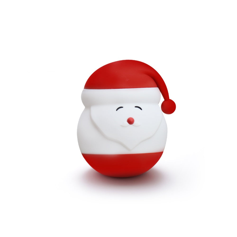 Santa Claus Night Light - Rechargeable Silicone Christmas LED Lamp