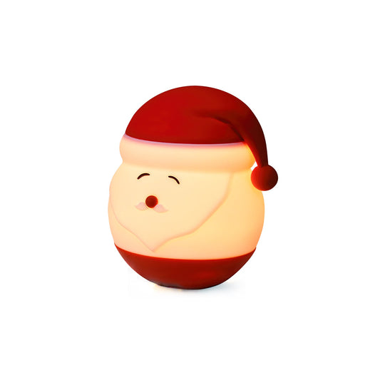 Santa Claus Night Light - Rechargeable Silicone Christmas LED Lamp