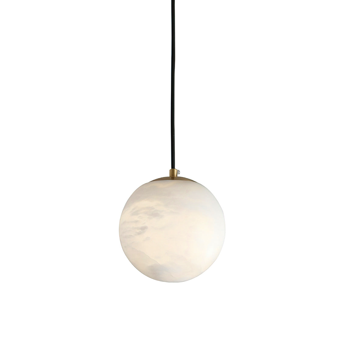 Savina Alabaster Pendant Light - Spanish Stone Celestial Orb Light