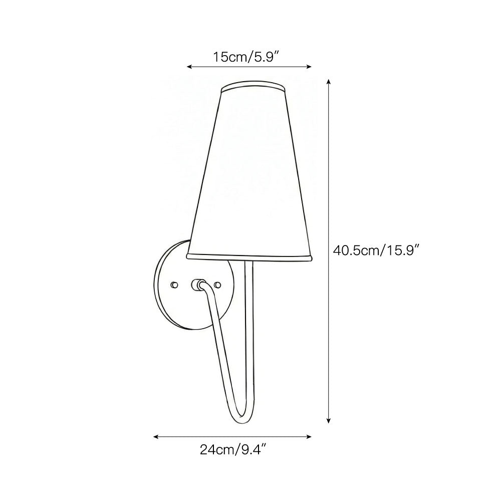 Scoop Wall Lamp - Handcrafted Brass Sculptural Wall Sconce