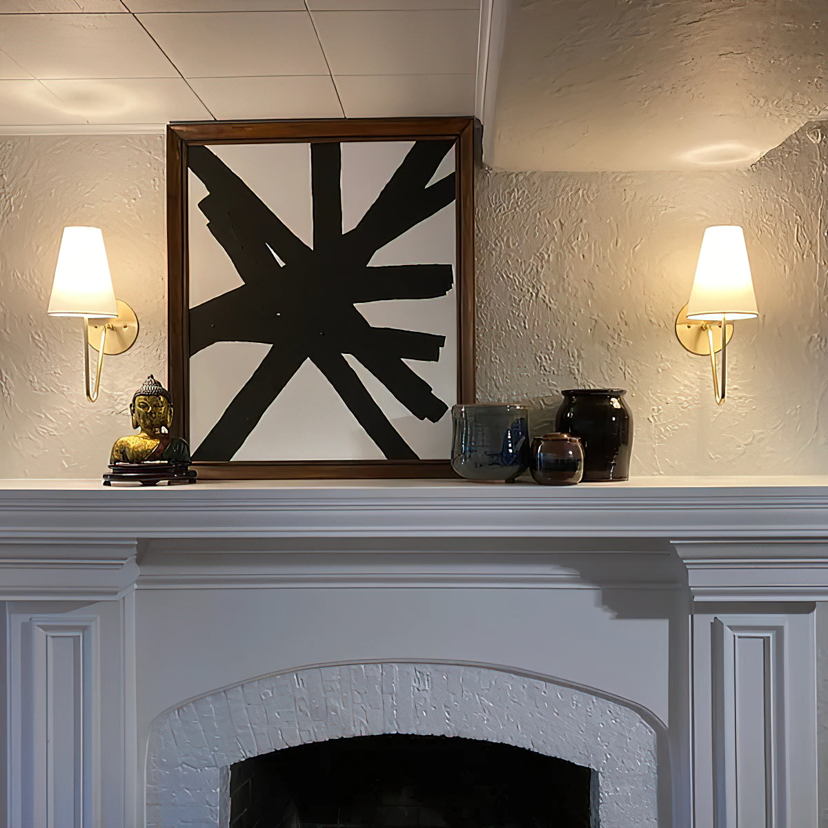 Scoop Wall Lamp - Handcrafted Brass Sculptural Wall Sconce