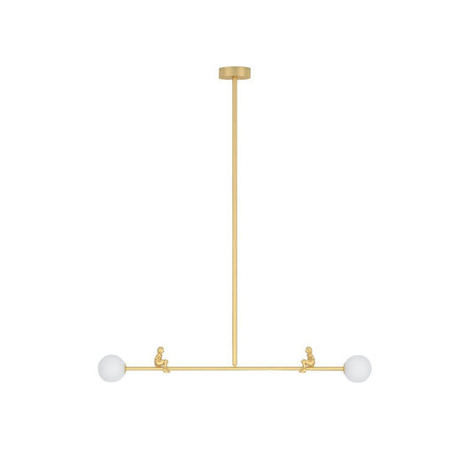 See Saw Pendant Lamp - Modern Dual-Light Brass Balance Light
