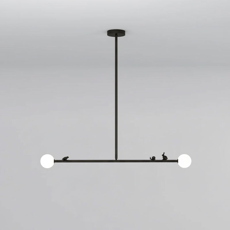 See Saw Pendant Lamp - Modern Dual-Light Brass Balance Light