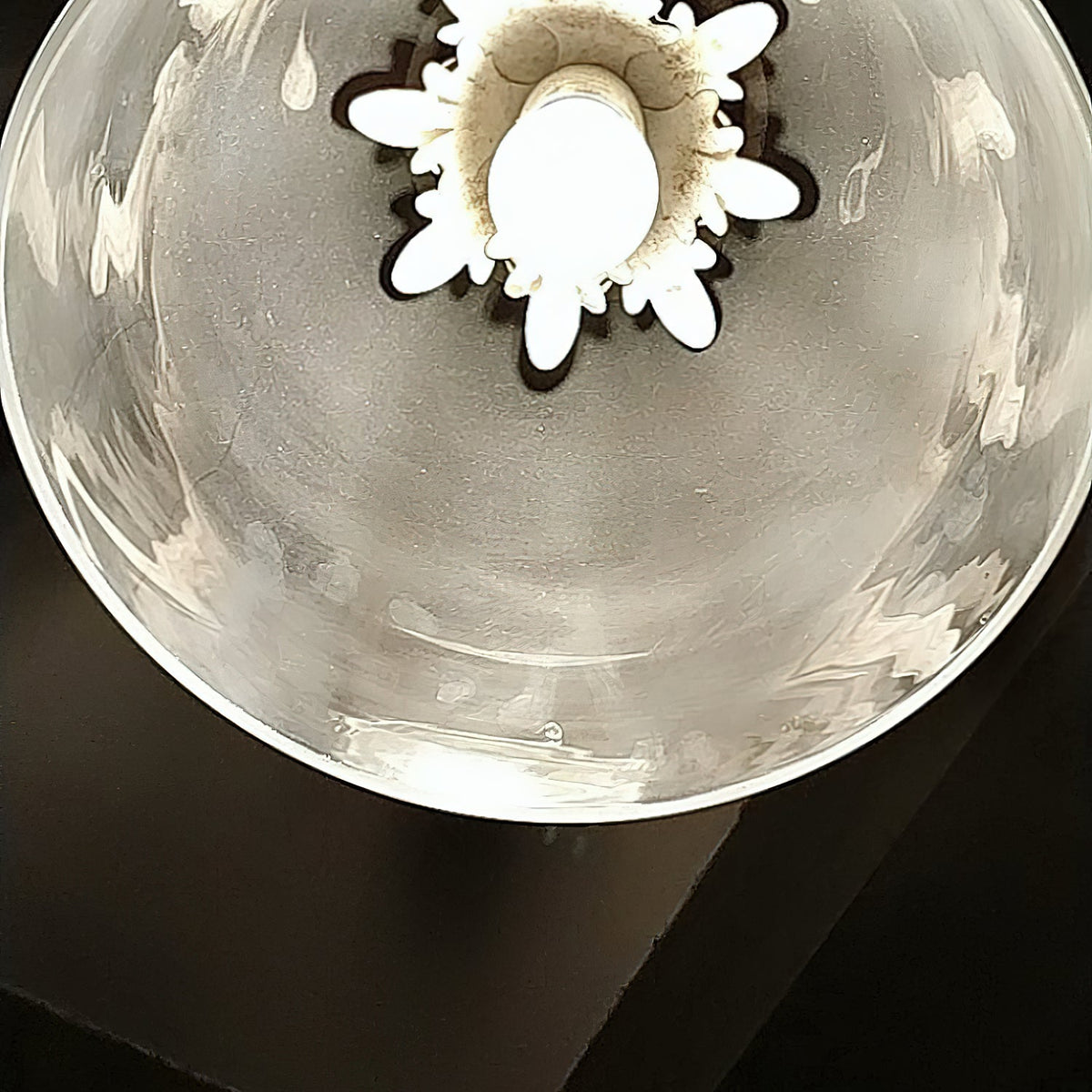Selby Pendant Lamp - Shabby Chic Vintage Glass Hanging Light