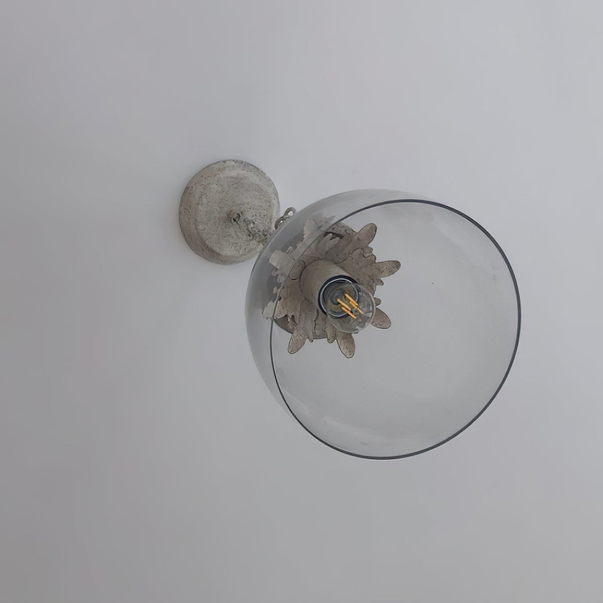 Selby Pendant Lamp - Shabby Chic Vintage Glass Hanging Light