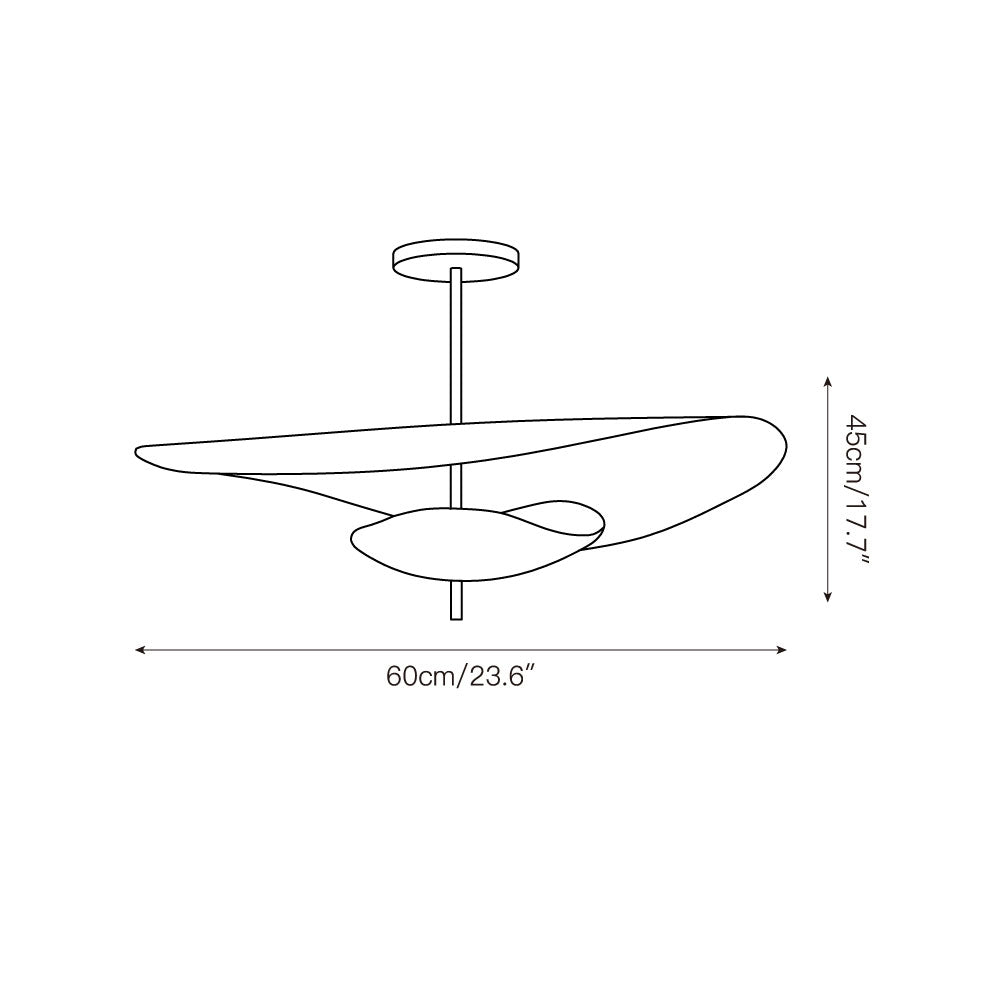 Selene Floating Pendant Lamp - Multi-Tier LED Hanging Light