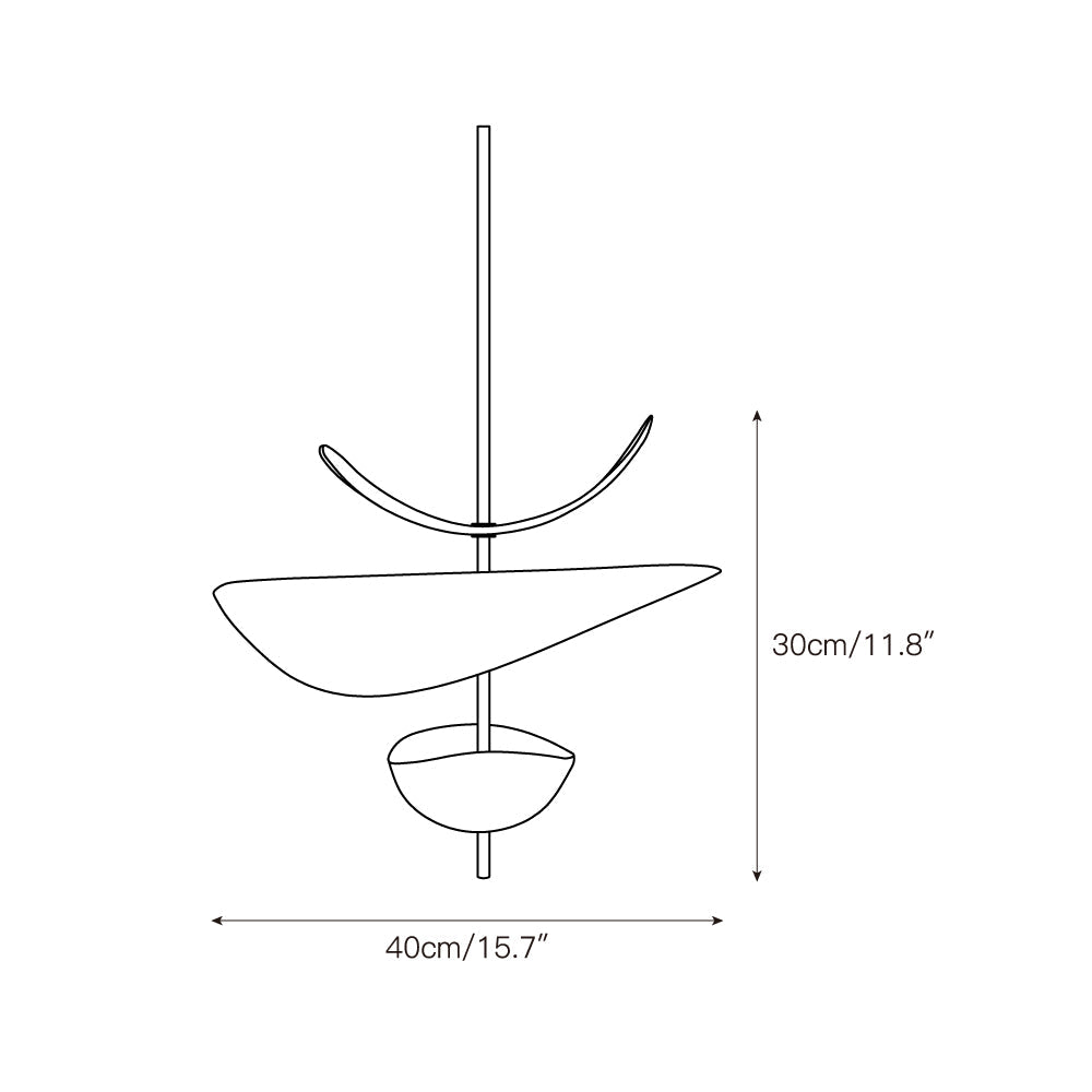 Selene Floating Pendant Lamp - Multi-Tier LED Hanging Light