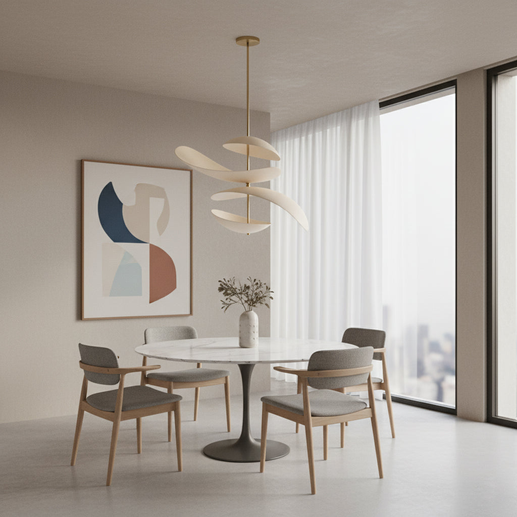 Selene Floating Pendant Lamp - Multi-Tier LED Hanging Light