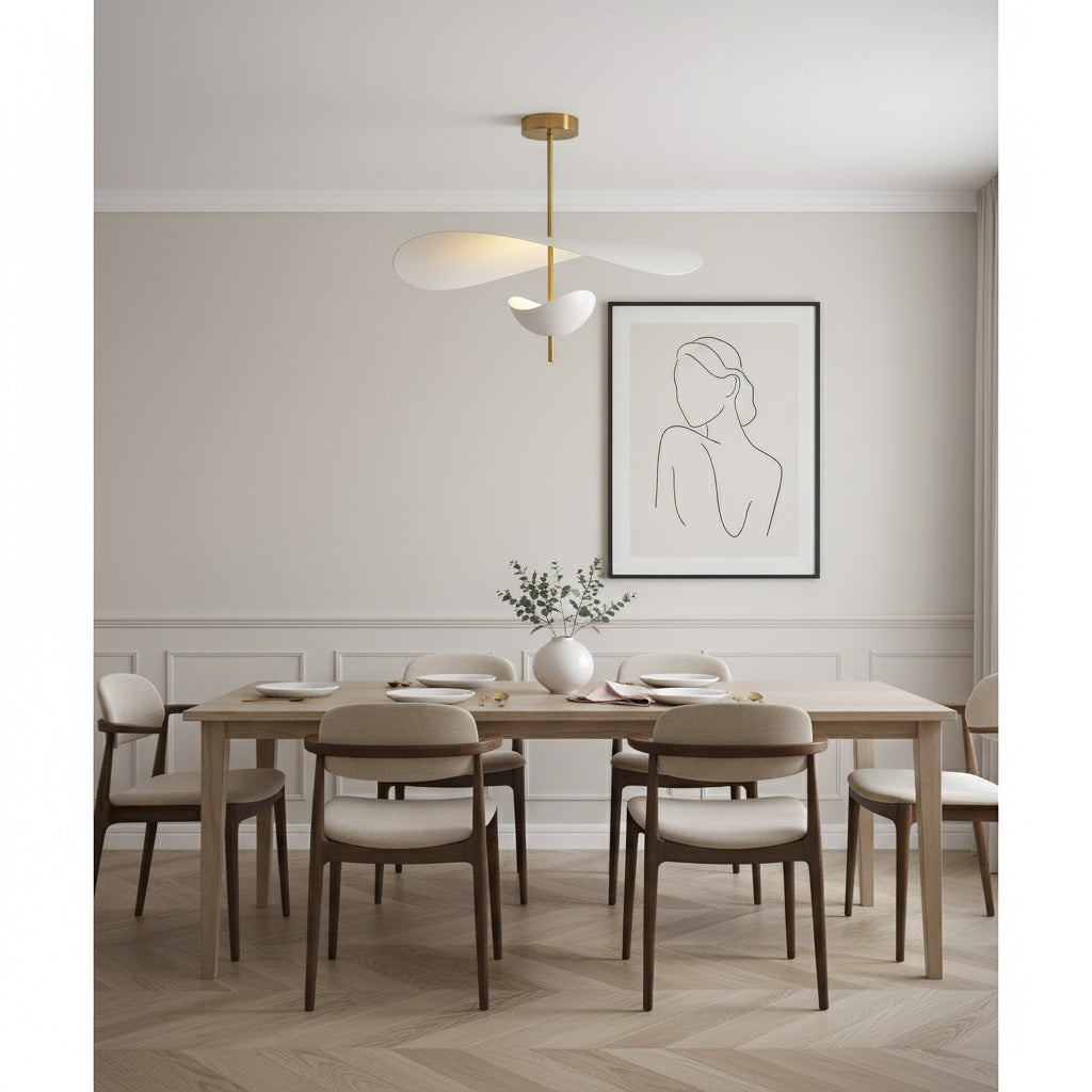 Selene Floating Pendant Lamp - Multi-Tier LED Hanging Light