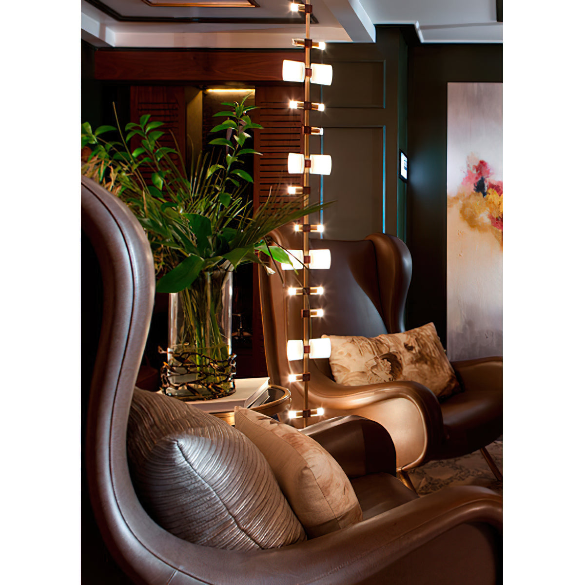 Semper Mia Pendant Lamp - Linear Stainless Steel LED Hanging Light