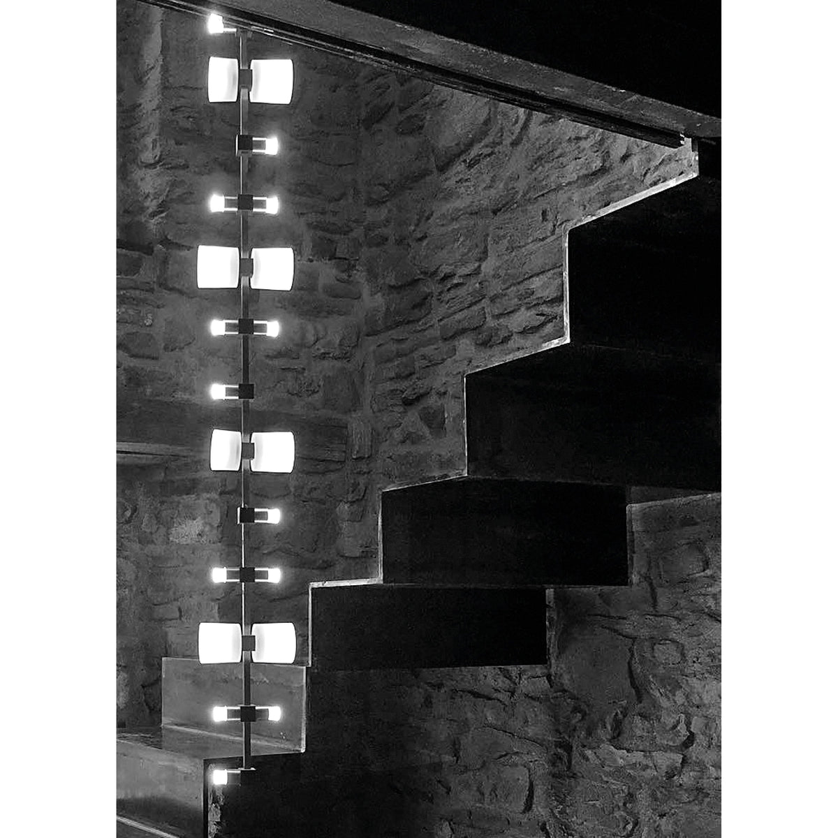 Semper Mia Pendant Lamp - Linear Stainless Steel LED Hanging Light
