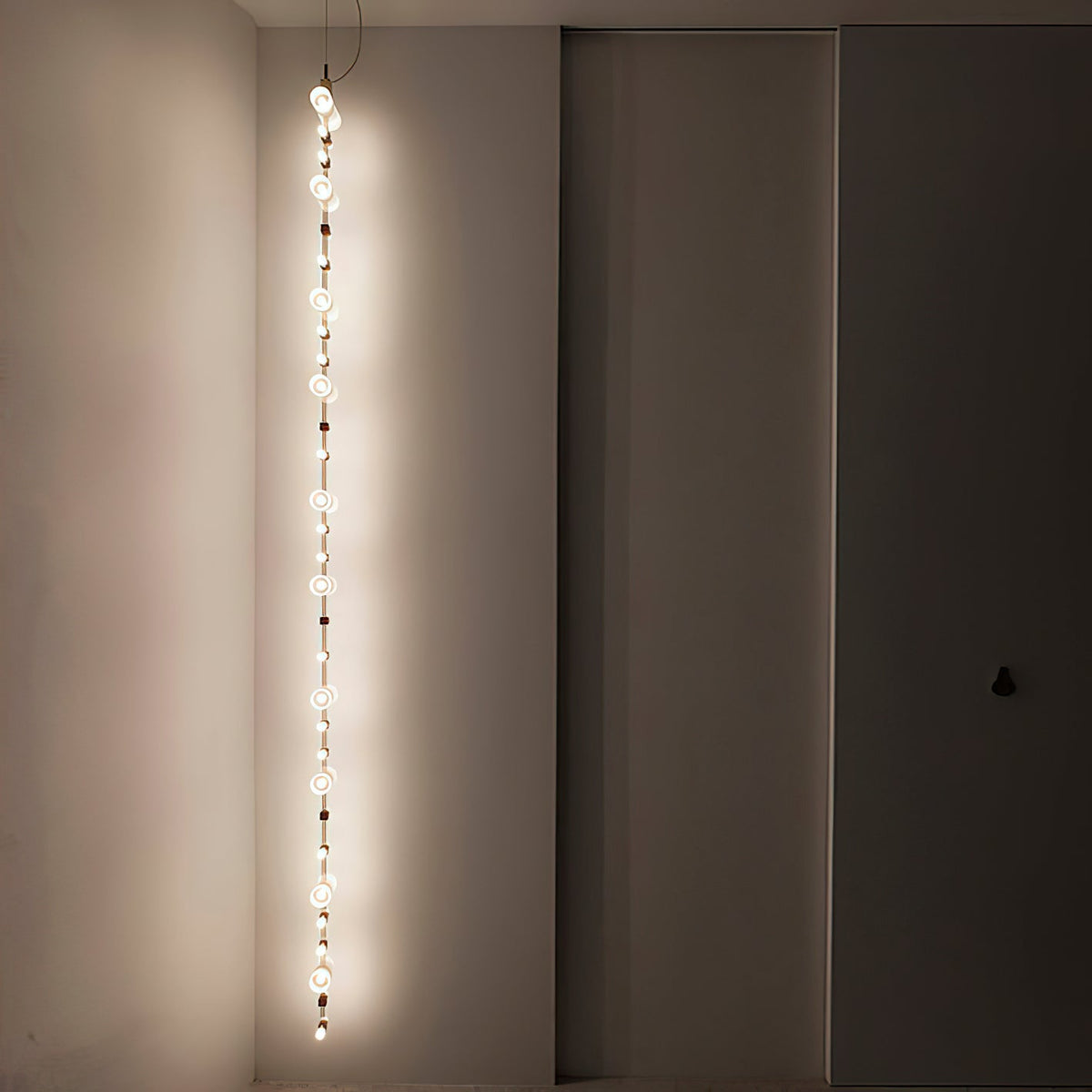 Semper Mia Pendant Lamp - Linear Stainless Steel LED Hanging Light