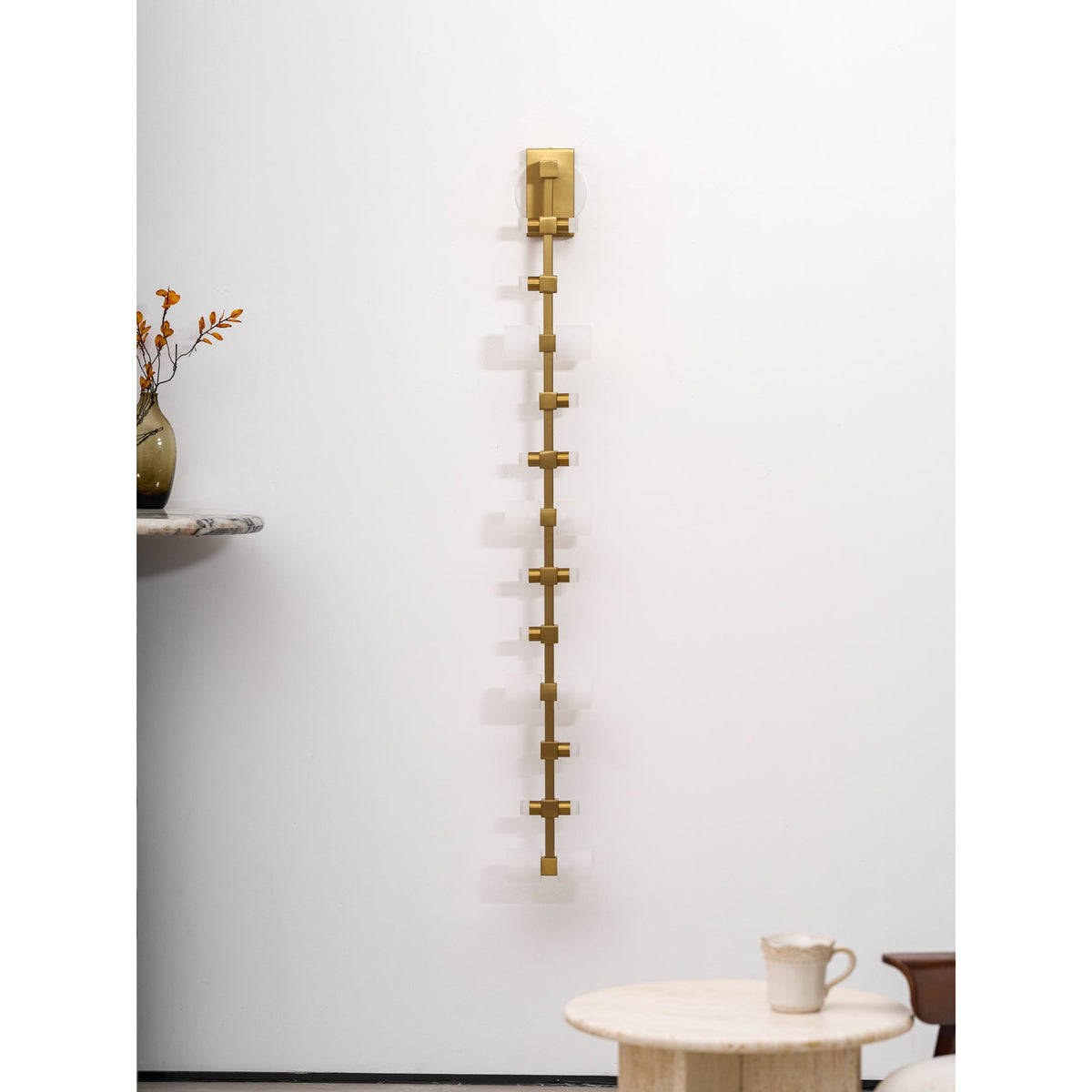Semper Mia Wall Lamp - Linear Stainless Steel LED Sconce