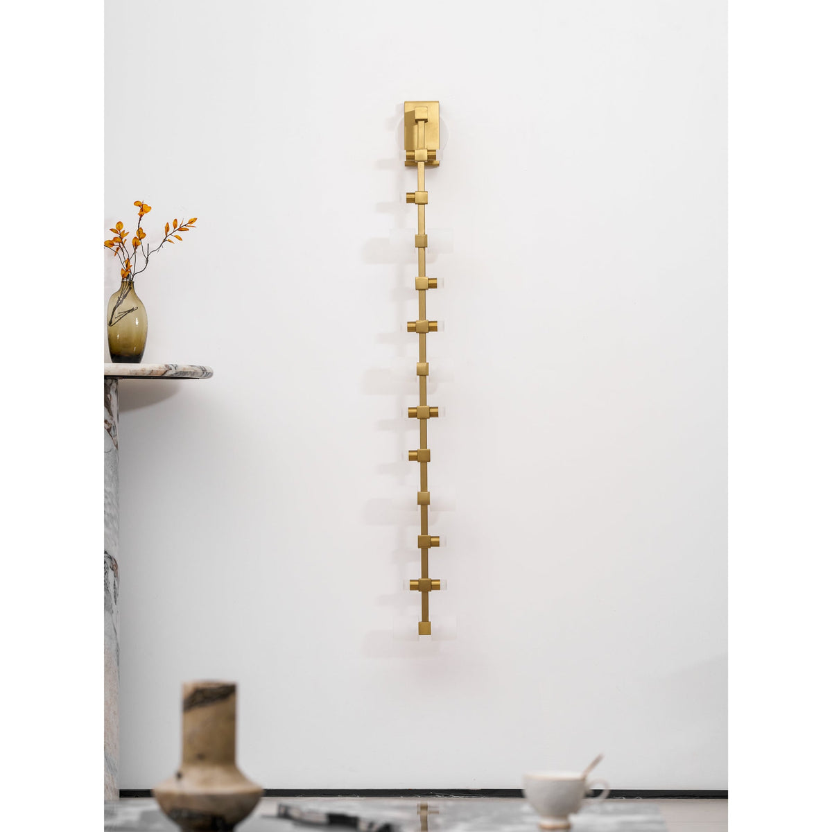 Semper Mia Wall Lamp - Linear Stainless Steel LED Sconce