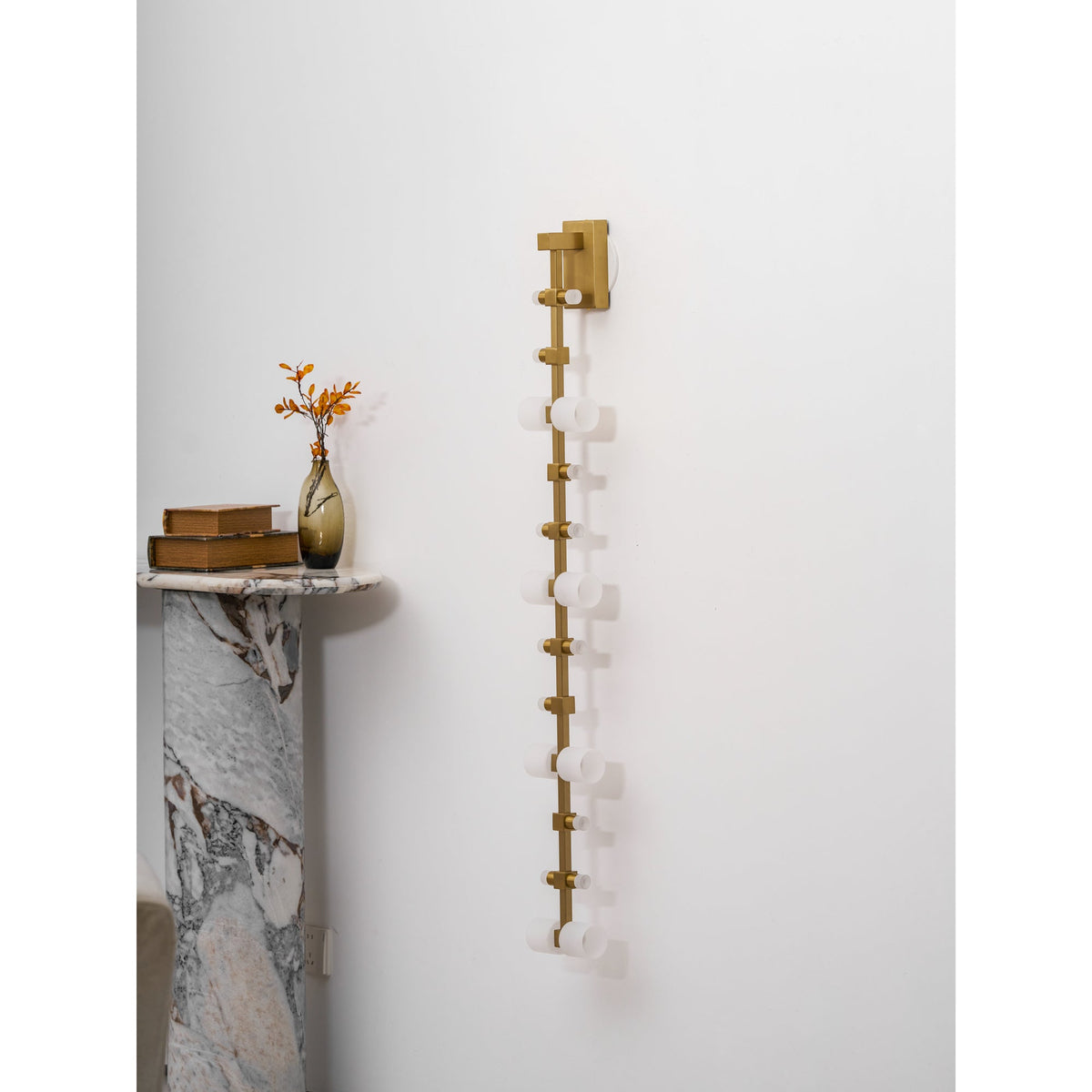 Semper Mia Wall Lamp - Linear Stainless Steel LED Sconce