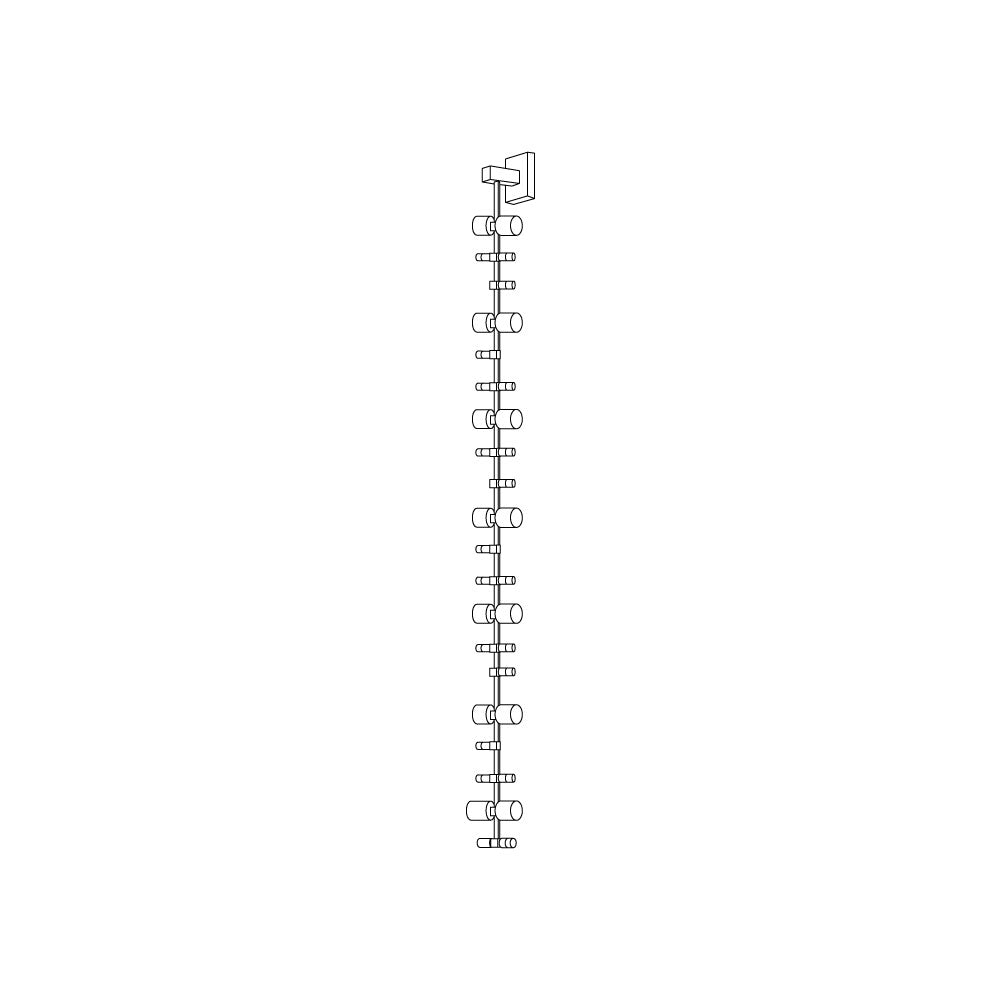 Semper Mia Wall Lamp - Linear Stainless Steel LED Sconce