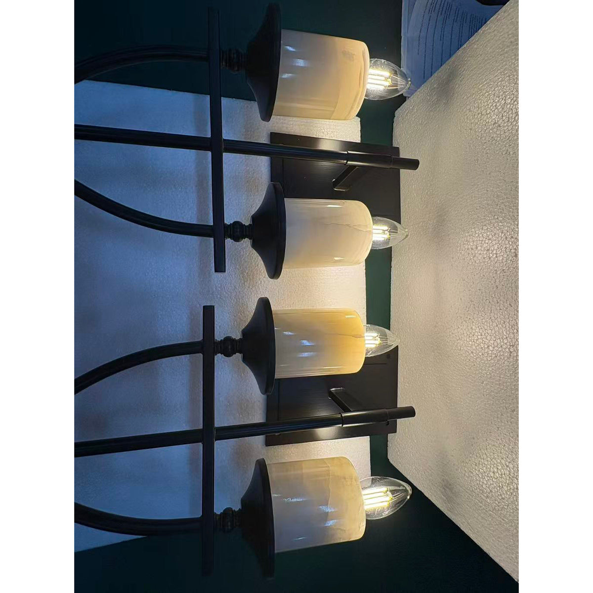 Sienna Candle Wall Sconce - Sculptural Iron & Jade Wall Light | Modern Candle Sconce