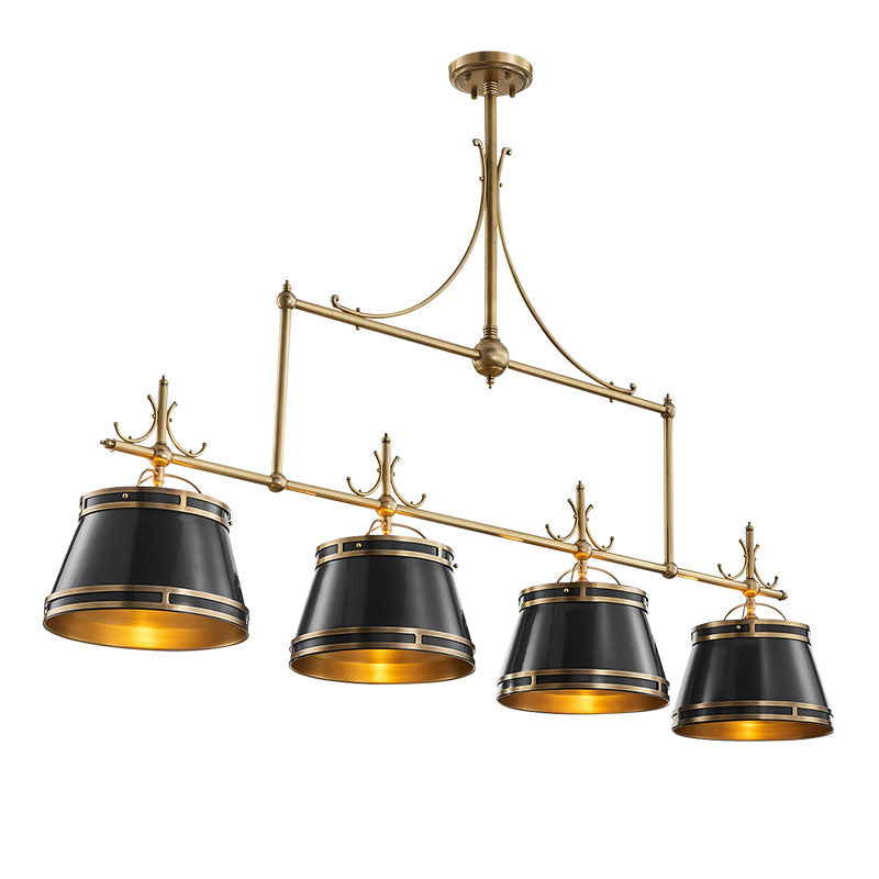 Sloane Chandelier - Exquisite Brass Multi-Arm Overhead Light | Modern Dining & Game Room Chandelier