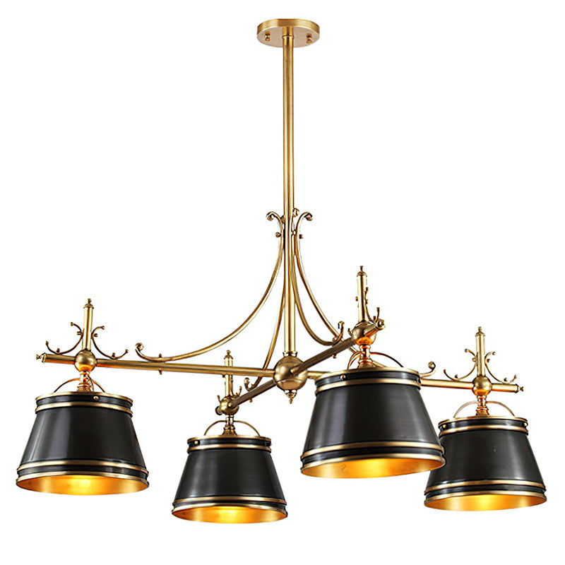 Sloane Chandelier - Exquisite Brass Multi-Arm Overhead Light | Modern Dining & Game Room Chandelier