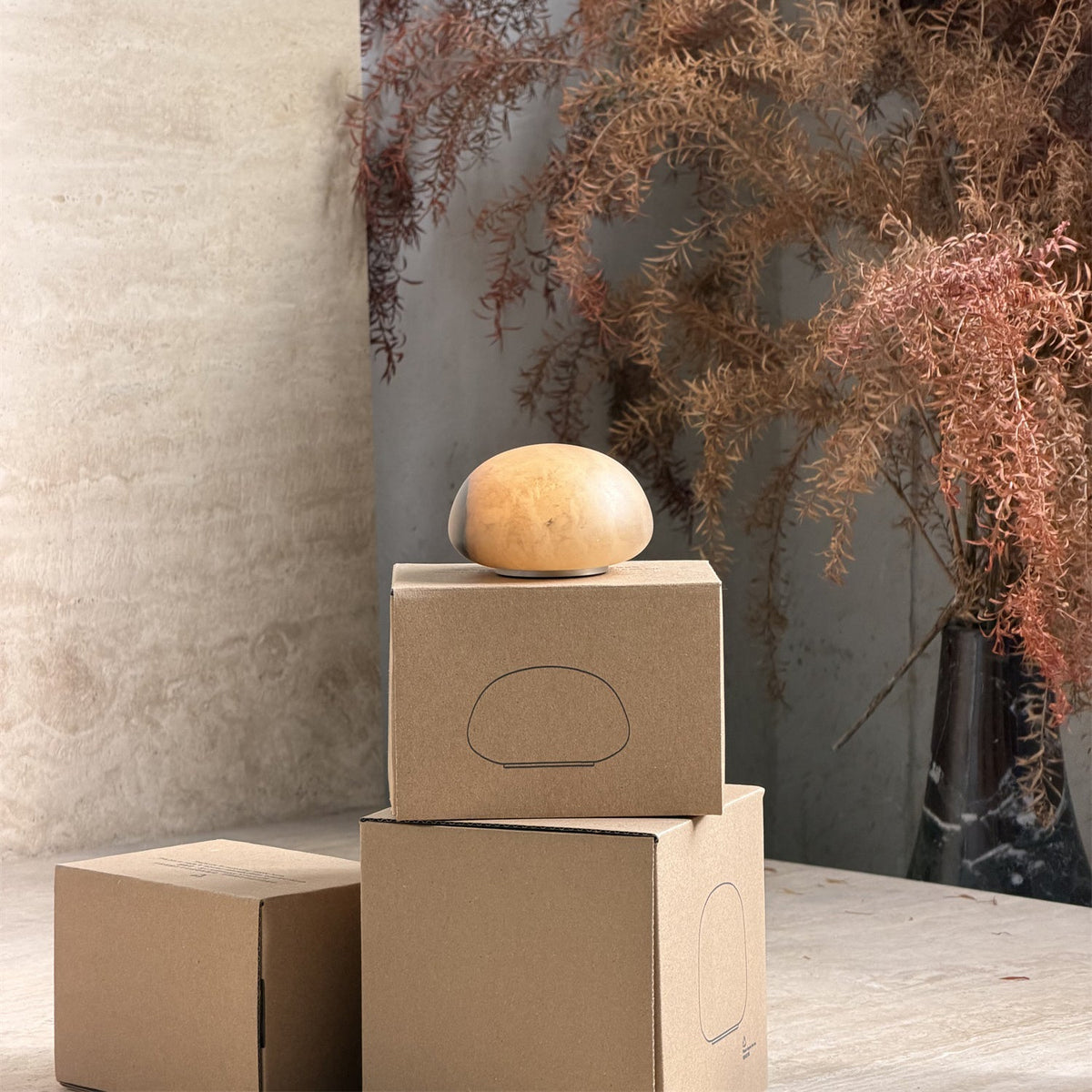 Alabaster Petite Portable Lamp – Cordless Natural Stone Rechargeable Mini Accent Light