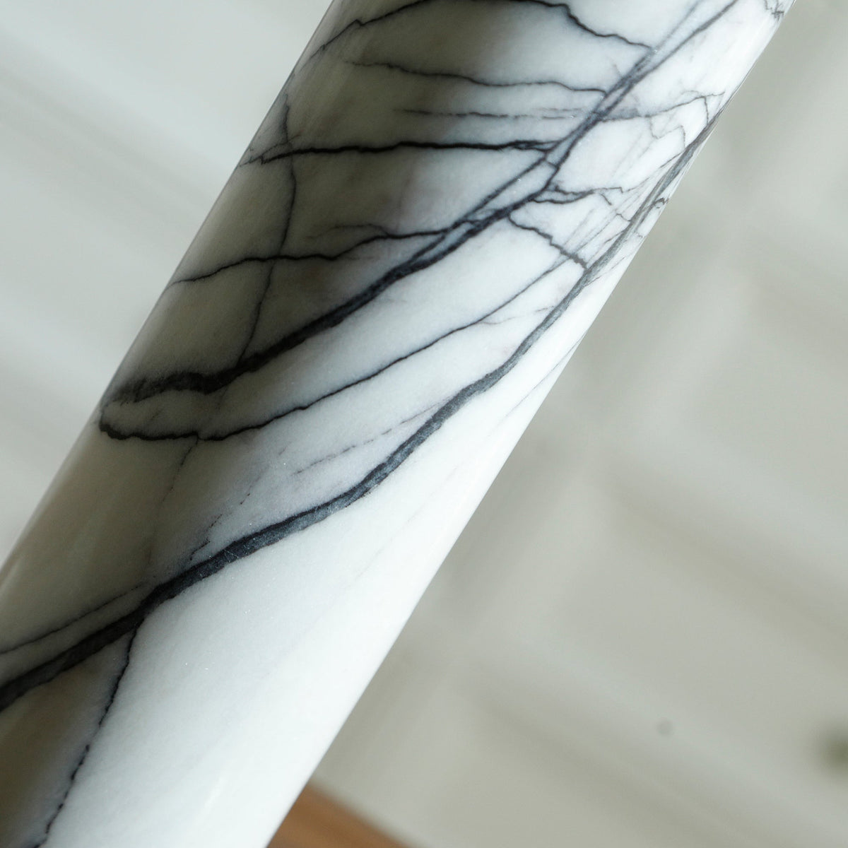 Sompex Marble Table Lamp - Natural Stone & Travertine Desk Light | Modern Dimmable LED Table Lamp