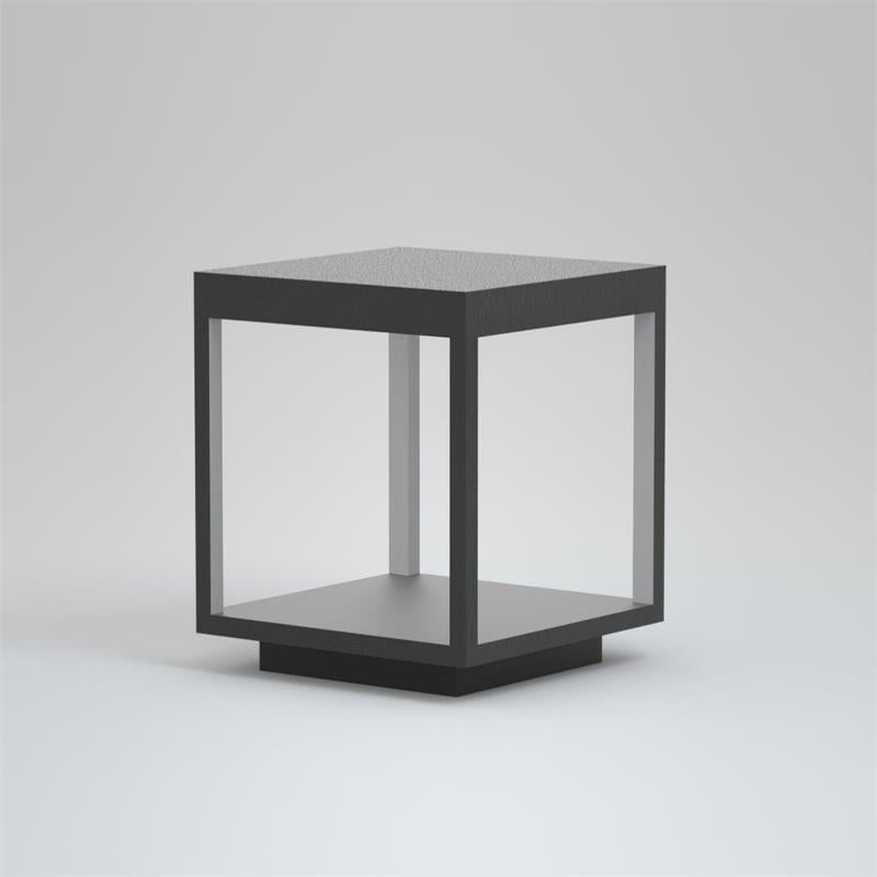 Square Frame Fence Post Outdoor Light - IP65 Stainless Steel Post Cap Light | Modern Outdoor Landscape Pillar Light