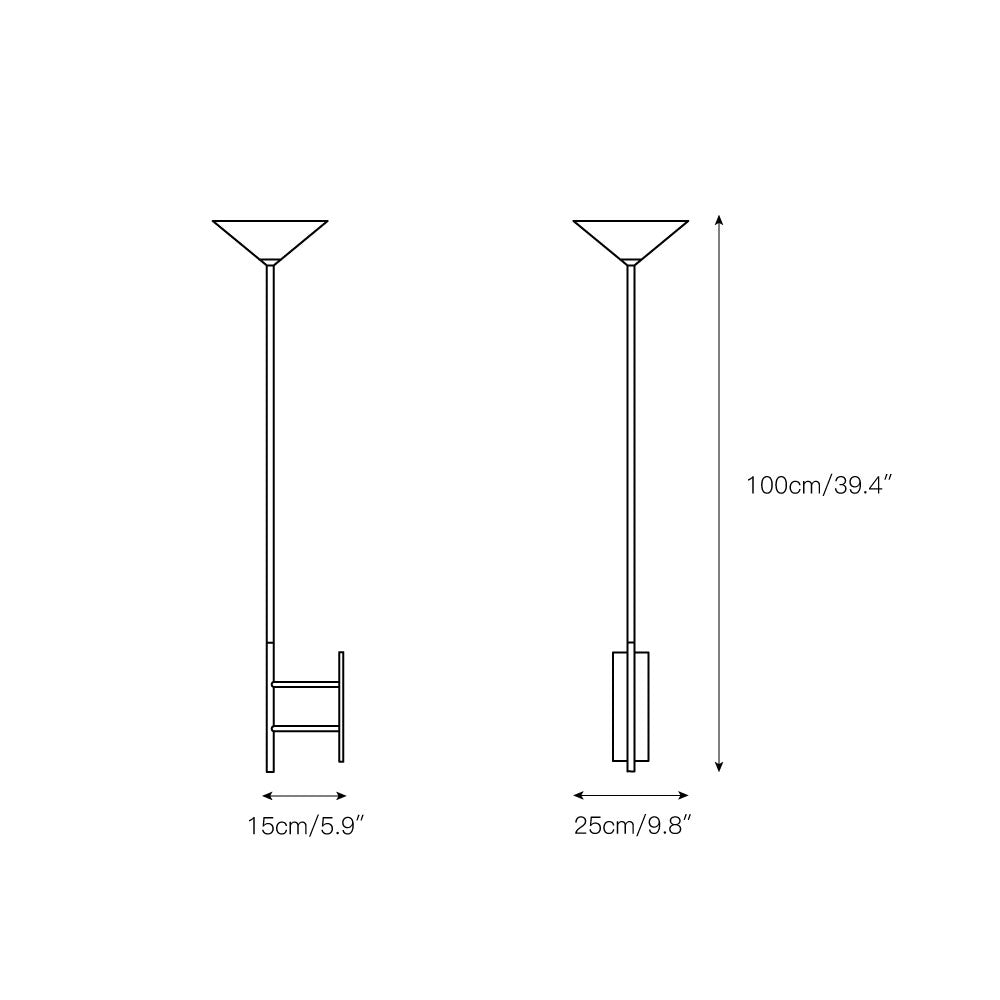 Stack Up LED Sconce - Tiered Polished Brass Wall Light | Modern Linear Architectural Sconce