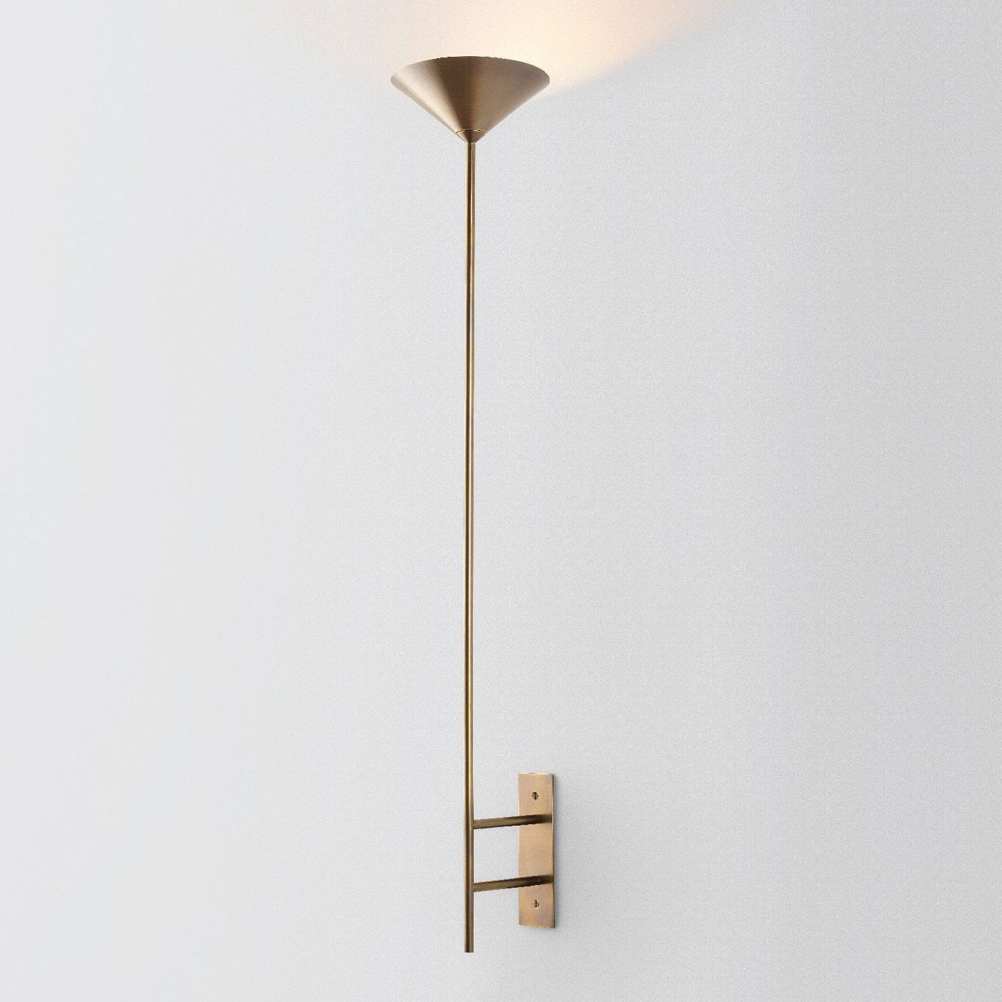Stack Up LED Sconce - Tiered Polished Brass Wall Light | Modern Linear Architectural Sconce