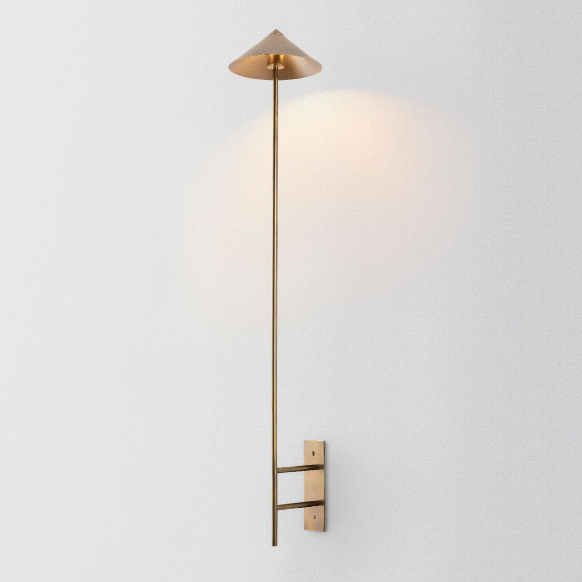 Stack Up LED Sconce - Tiered Polished Brass Wall Light | Modern Linear Architectural Sconce