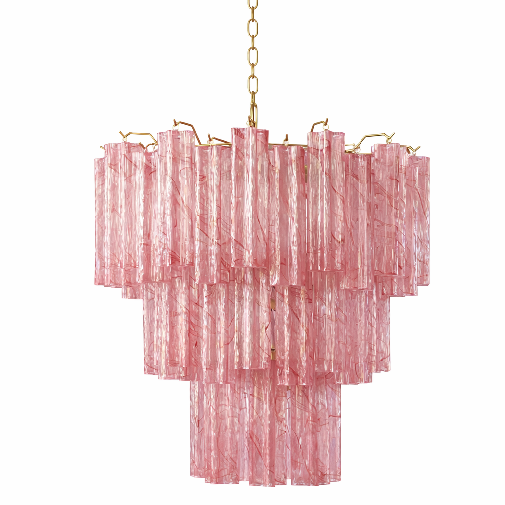 Starlight Murano Chandelier - Multi-Tiered Frosted Glass Cloud Chandelier | Modern Art Glass Overhead Light