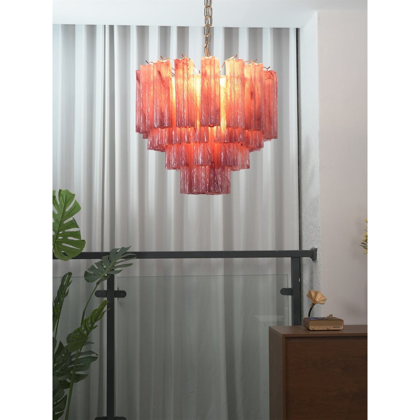Starlight Murano Chandelier - Multi-Tiered Frosted Glass Cloud Chandelier | Modern Art Glass Overhead Light